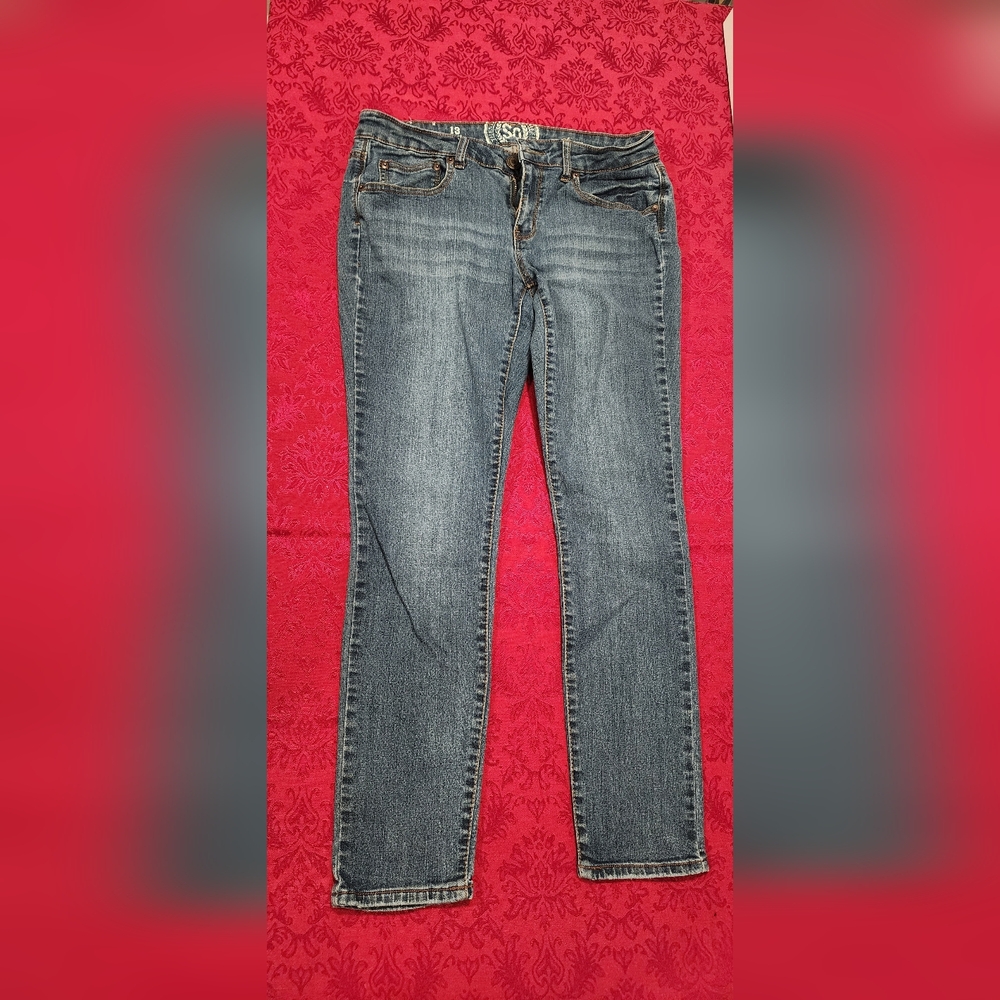 SO Women's Dark Blue Skinny Jeans